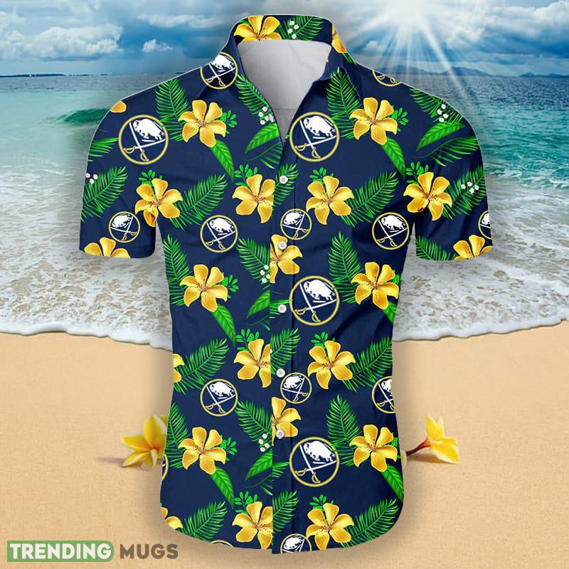 Buffalo Sabres NHL 3D Hawaiian Shirt Floral Print For Men And Women - Buffalo Sabres Hawaiian Shirt Floral Button Up_1 Buffalo Sabres NHL 3D Hawaiian Shirt Floral Print For Men And Women - Buffalo Sabres Hawaiian Shirt Floral Button Up_1