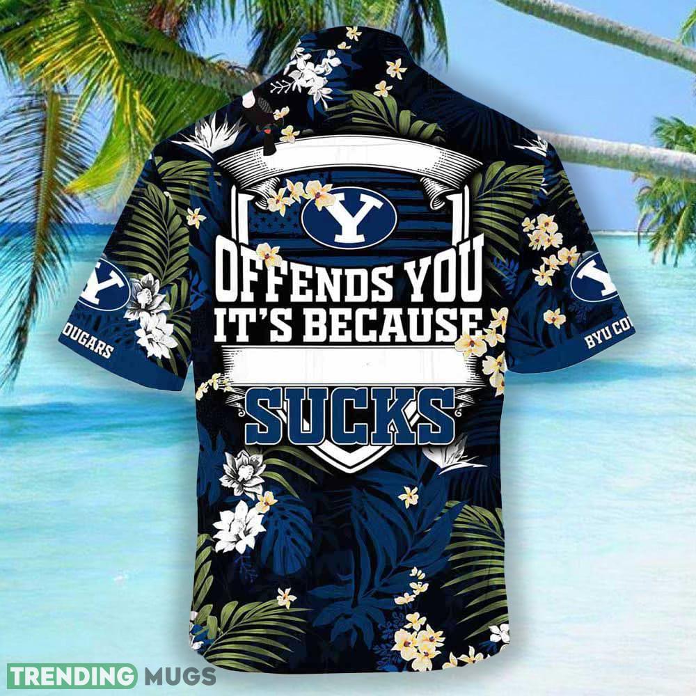 Byu Cougars Summer Beach 3D Hawaiian Shirt With Tropical Patterns Print Gift For Men And Women Hawaiian Shirt Byu Cougars Summer Beach 3D Hawaiian Shirt With Tropical Patterns Print Gift For Men And Women Hawaiian Shirt