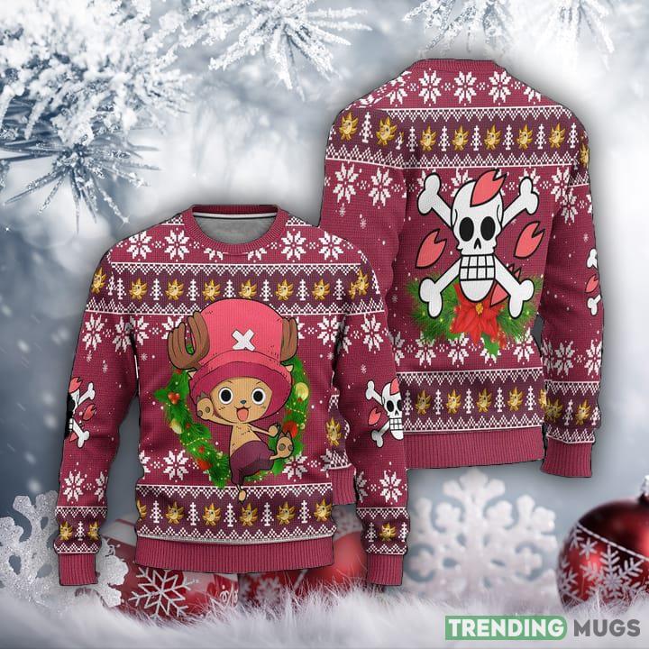 Chopper One Piece Anime Ugly Christmas Sweater Xmas Gift 3D Sweater Chopper One Piece Anime Ugly Christmas Sweater Xmas Gift 3D Sweater