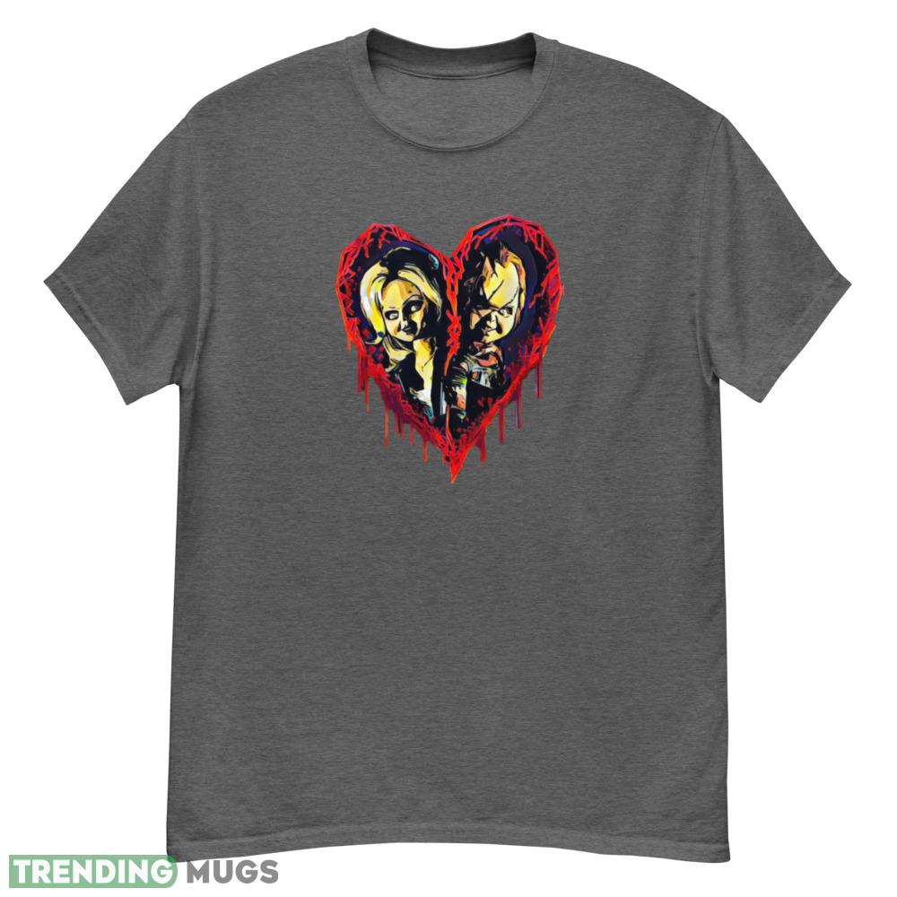 Chucky and Tiffany cool heart unisex shirt - G500 Men’s Classic T-Shirt-1 Chucky and Tiffany cool heart unisex shirt - G500 Men’s Classic T-Shirt-1