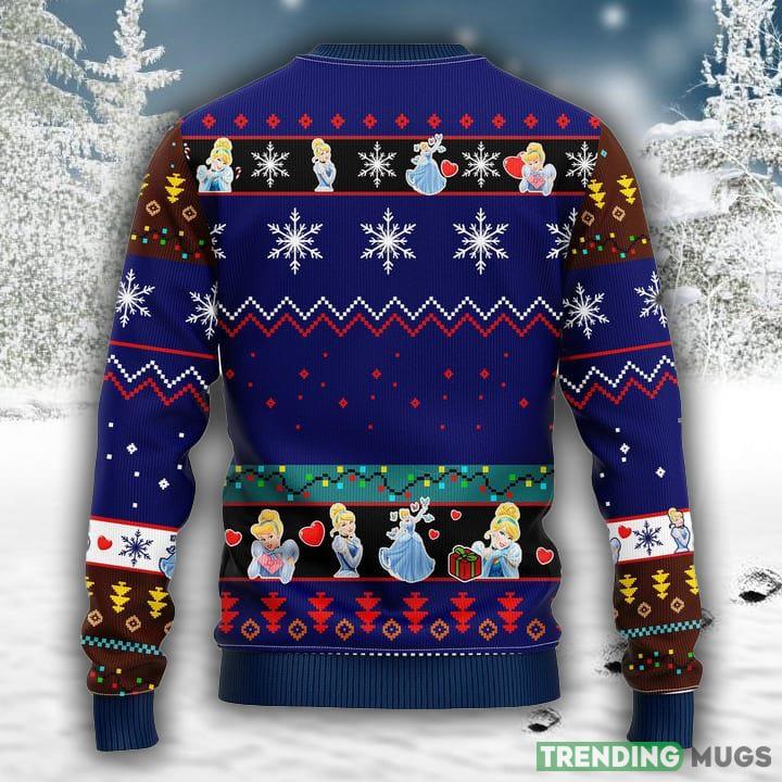 Cinderella Ugly Christmas Sweater Blue Amazing Gift Idea Thanksgiving Gift 3D Sweater Cinderella Ugly Christmas Sweater Blue Amazing Gift Idea Thanksgiving Gift 3D Sweater