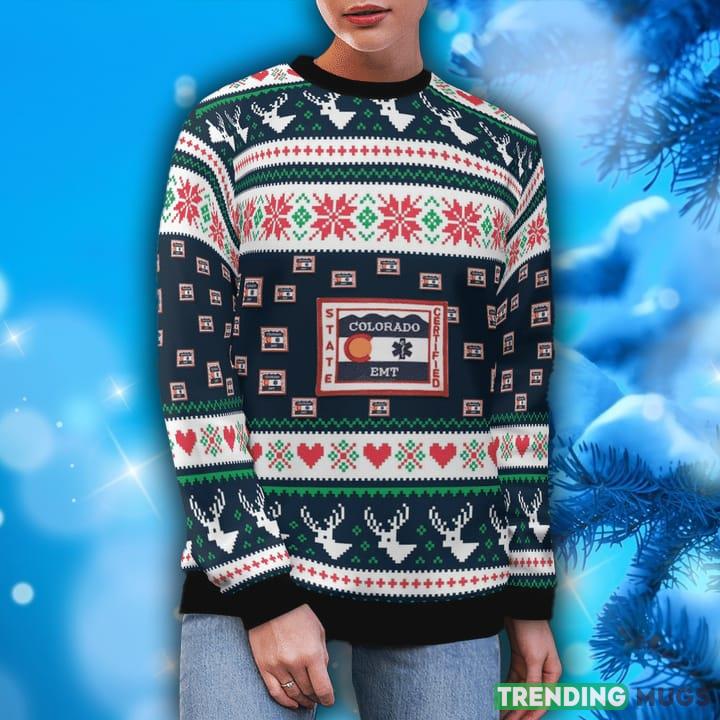 Colorado Emt Ugly Christmas Sweater For Men And Women 3D Sweater Colorado Emt Ugly Christmas Sweater For Men And Women 3D Sweater