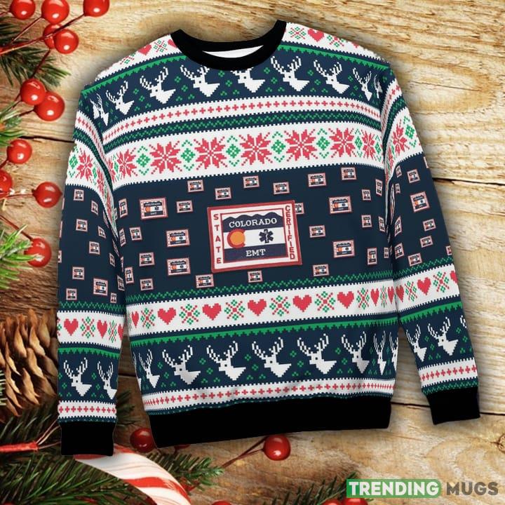 Colorado Emt Ugly Christmas Sweater For Men And Women 3D Sweater Colorado Emt Ugly Christmas Sweater For Men And Women 3D Sweater
