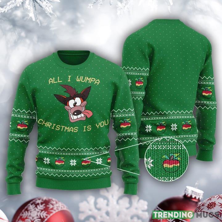 Crash Bandicoot Game All I Wumpa Christmas Is You Ugly Sweater - Crash Bandicoot Game All I Wumpa Christmas Is You Ugly Sweater_1 Crash Bandicoot Game All I Wumpa Christmas Is You Ugly Sweater - Crash Bandicoot Game All I Wumpa Christmas Is You Ugly Sweater_1