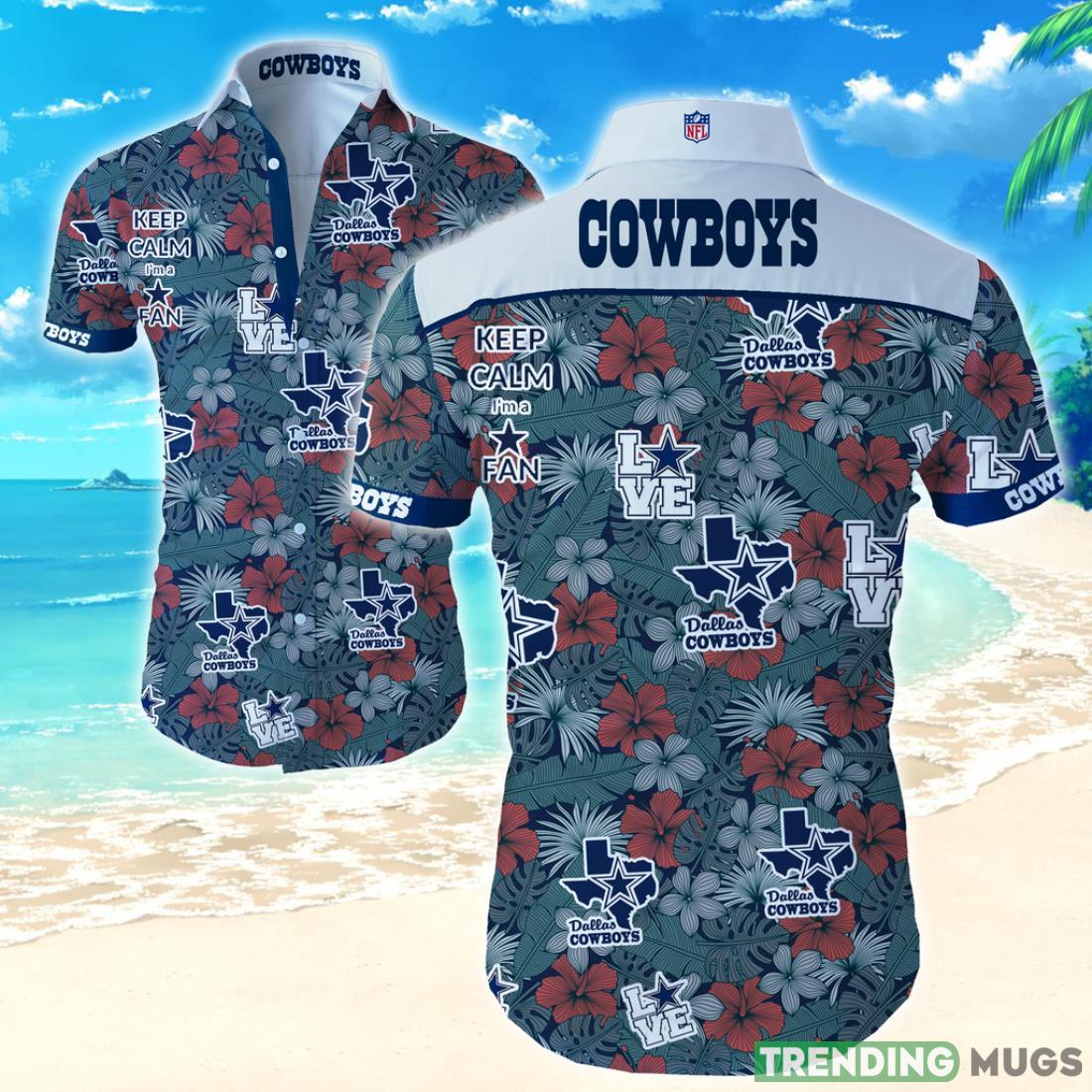 Dallas Cowboys Hawaiian Shirt Aloha Tee Product Photo 1
