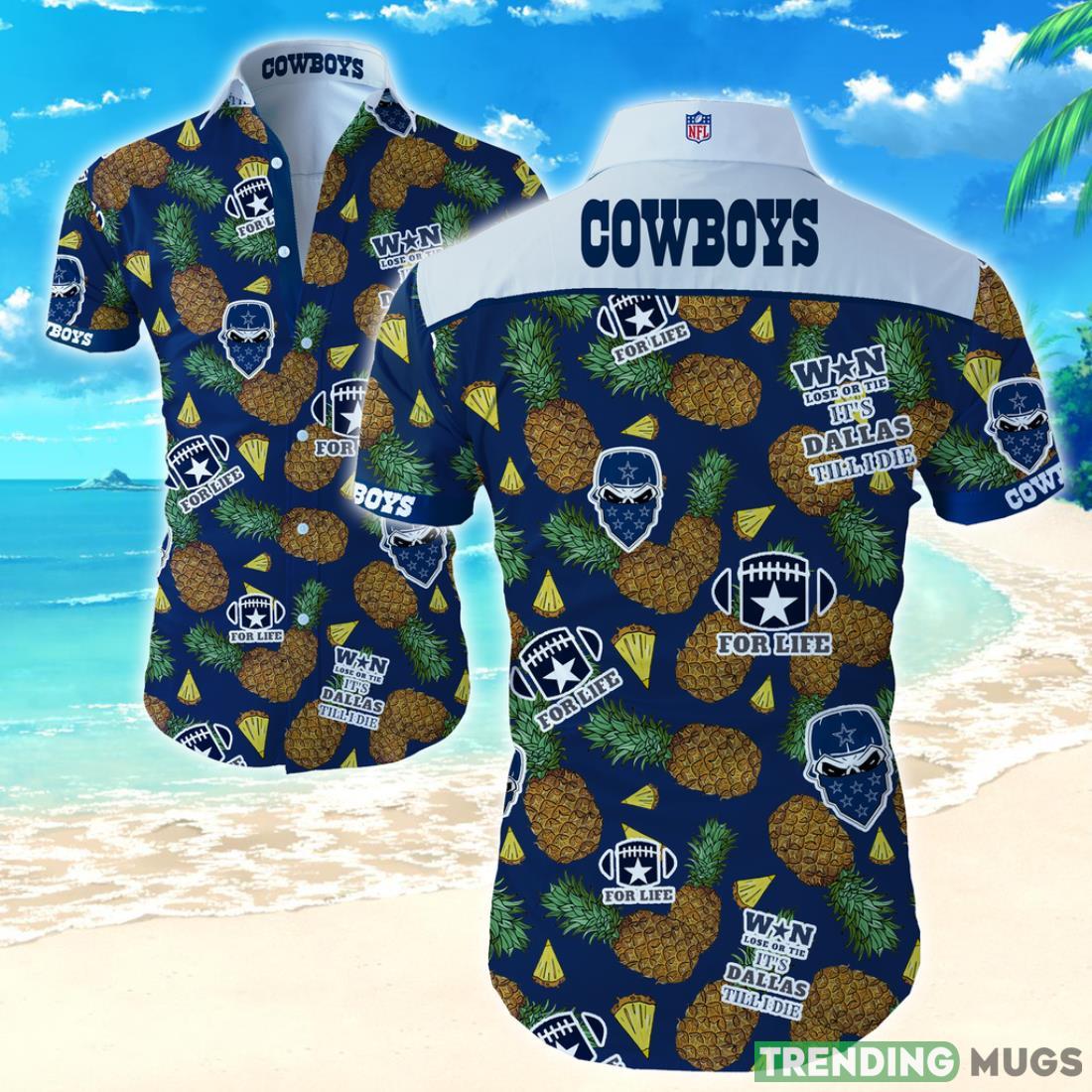 Dallas Cowboys Hawaiian Shirt Pineapple Print Product Photo 1 Dallas Cowboys Hawaiian Shirt Pineapple Print Product Photo 1