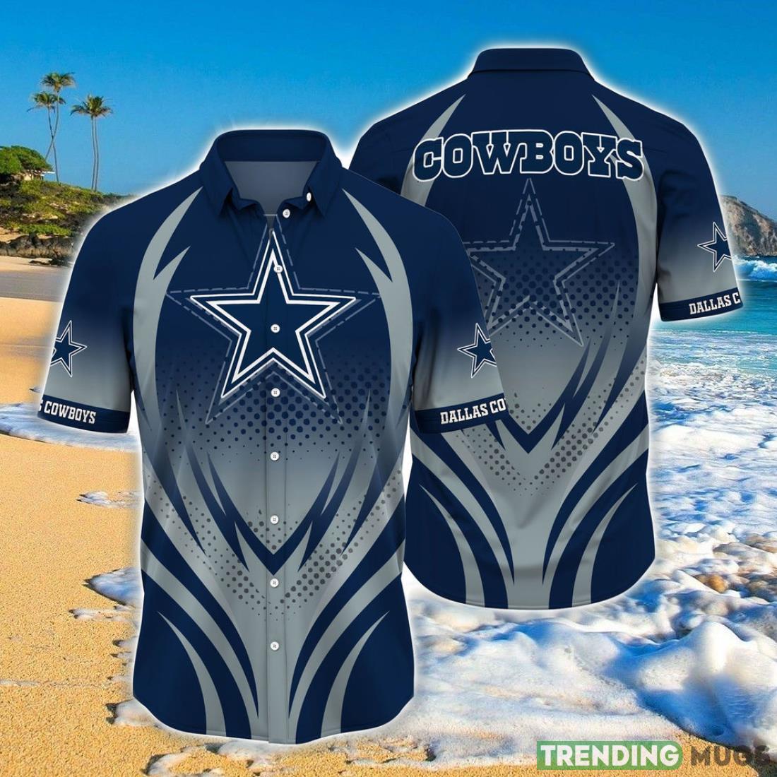 Dallas Cowboys NFL Hawaiian Shirt 3D Print Gift For Fan Product Photo 1 Dallas Cowboys NFL Hawaiian Shirt 3D Print Gift For Fan Product Photo 1
