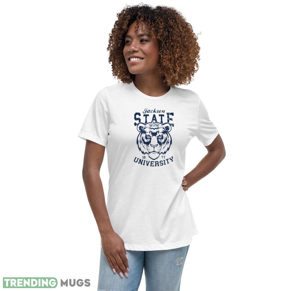 Distressed Jackson State University Remix polo white vintage T shirts gift for mens and womens Light Shirt Distressed Jackson State University Remix polo white vintage T shirts gift for mens and womens Light Shirt
