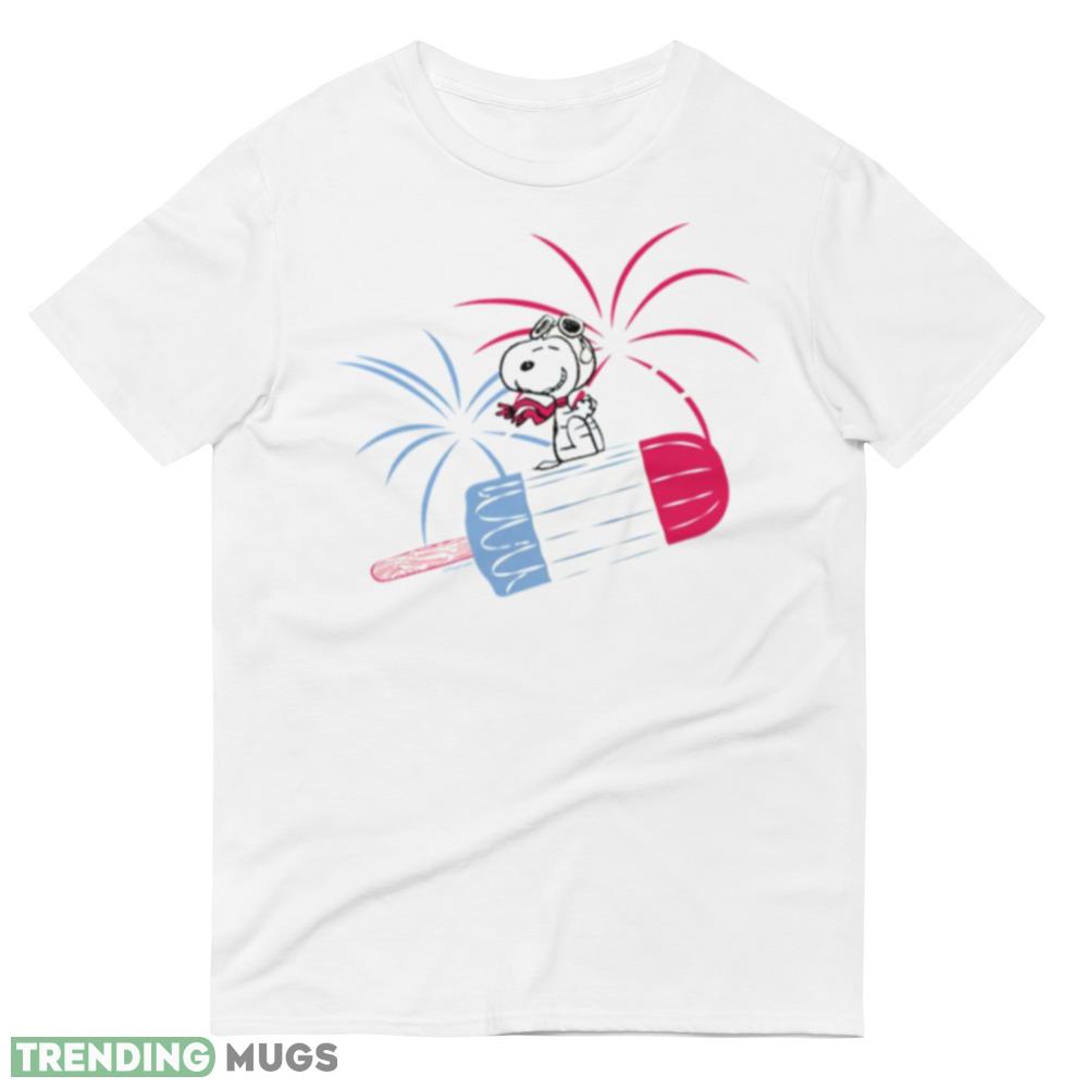 Flying Ace Snoopy On Ice Pop Peanuts White T Shirts Light Shirt Flying Ace Snoopy On Ice Pop Peanuts White T Shirts Light Shirt