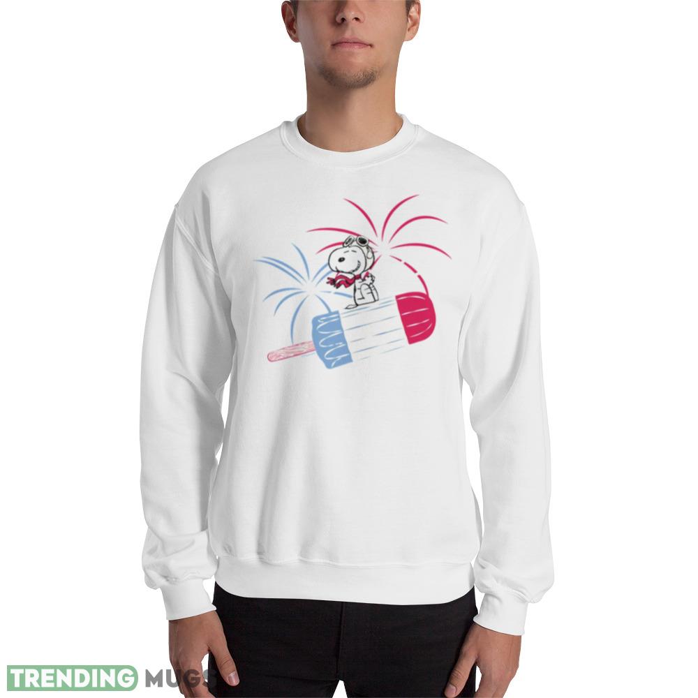 Flying Ace Snoopy On Ice Pop Peanuts White T Shirts - 18000 Unisex Heavy Blend Crewneck Sweatshirt Flying Ace Snoopy On Ice Pop Peanuts White T Shirts - 18000 Unisex Heavy Blend Crewneck Sweatshirt