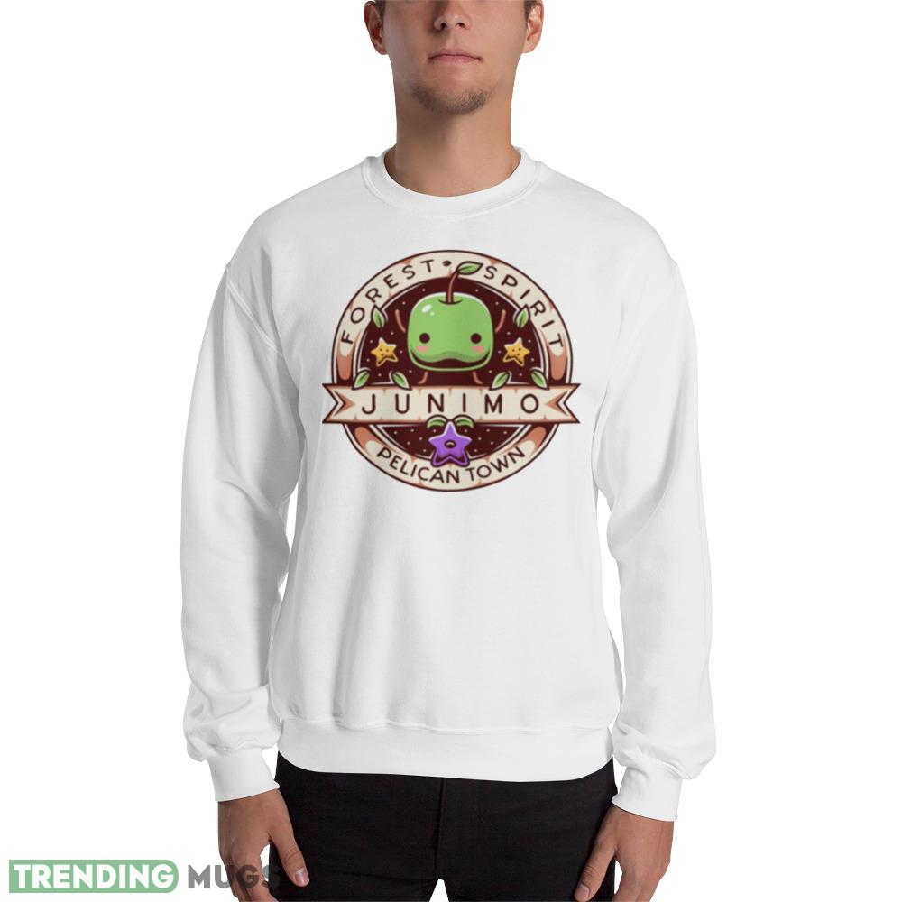 Forest Spirit Stardew Valley Logo Junimo White T Shirts - 18000 Unisex Heavy Blend Crewneck Sweatshirt Forest Spirit Stardew Valley Logo Junimo White T Shirts - 18000 Unisex Heavy Blend Crewneck Sweatshirt
