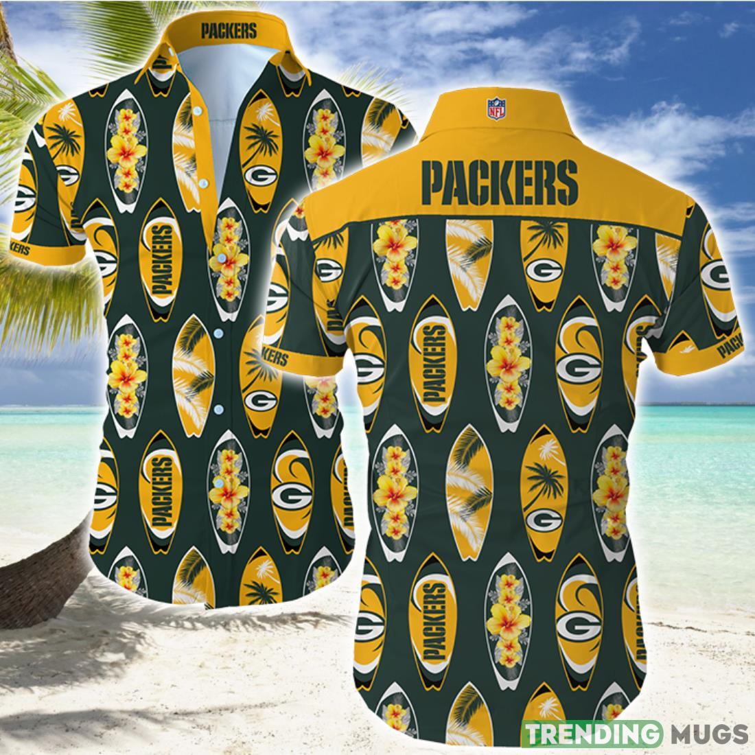 Funny Green Bay Packers Hawaiian Shirts For Men Product Photo 1 Funny Green Bay Packers Hawaiian Shirts For Men Product Photo 1