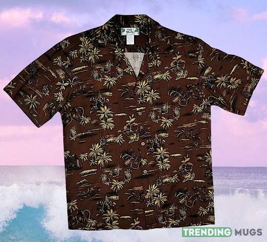 Golden Vintage Brown Hawaiian Shirts For Men And Women, Aloha Shirts - Golden Vintage - Brown Golden Vintage Brown Hawaiian Shirts For Men And Women, Aloha Shirts - Golden Vintage - Brown