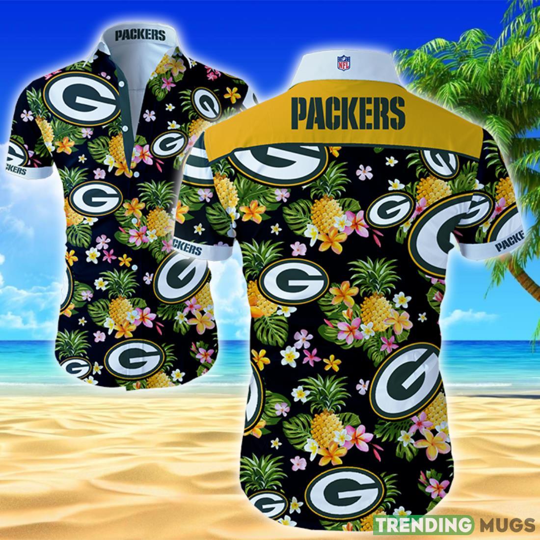 Green Bay Packers Hawaiian Shirt Aloha Tee Product Photo 1
