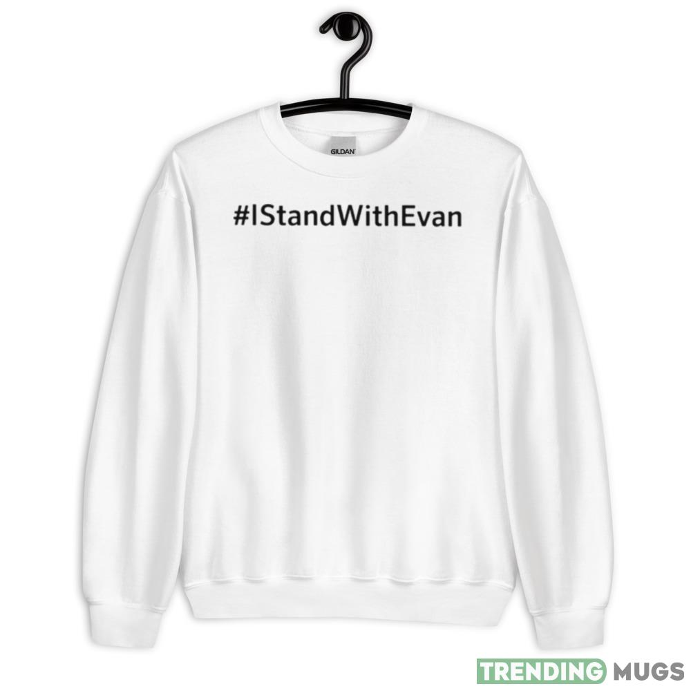 I Stand With Evan Shirt - 18000 Unisex Heavy Blend Crewneck Sweatshirt