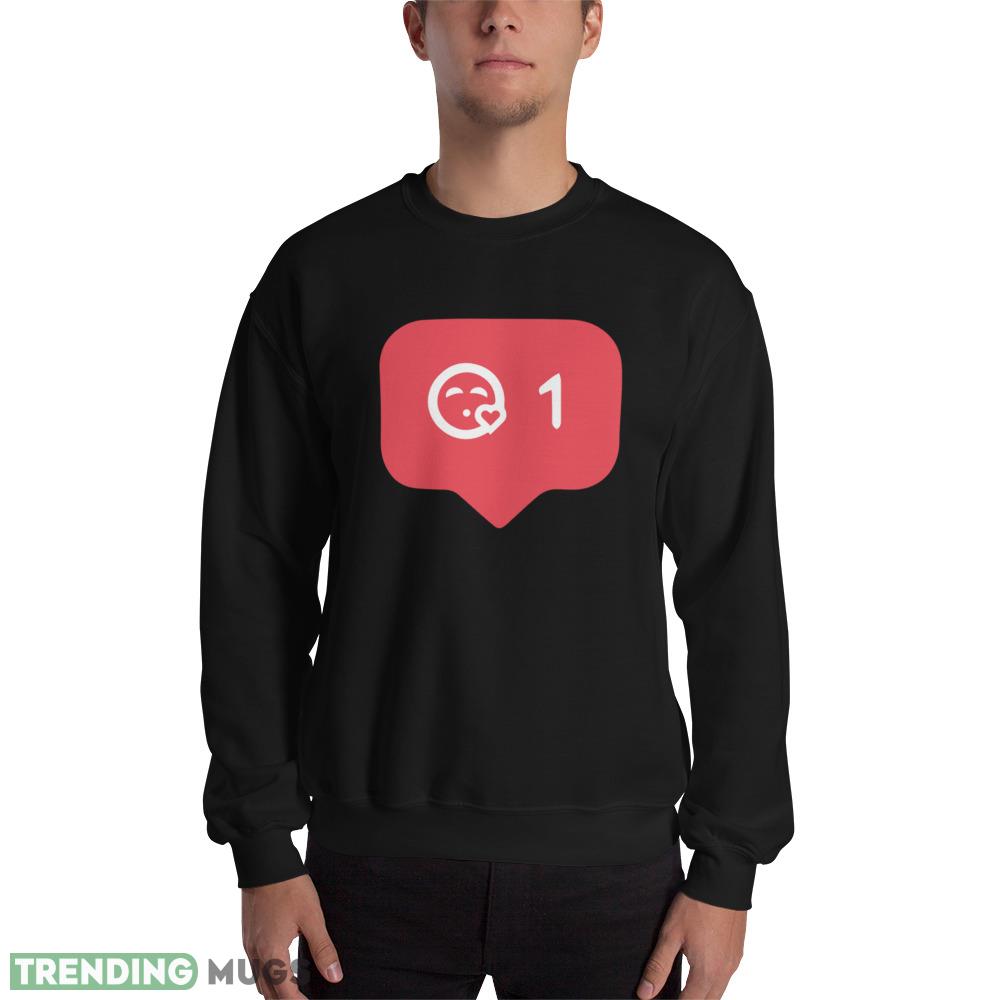 Instagram comment kiss red T shirts - 18000 Unisex Heavy Blend Crewneck Sweatshirt Instagram comment kiss red T shirts - 18000 Unisex Heavy Blend Crewneck Sweatshirt