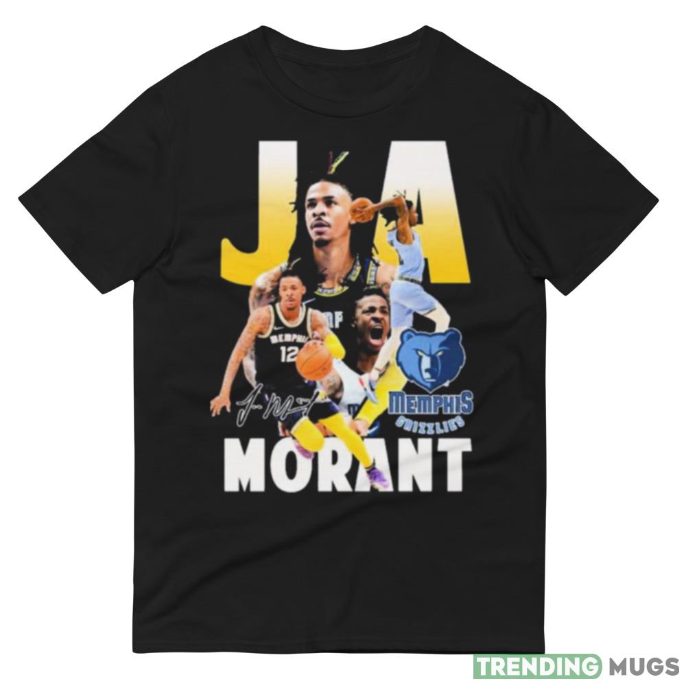 Ja Memphis Grizzlies Morant signature Design T Shirt Dark Shirt Ja Memphis Grizzlies Morant signature Design T Shirt Dark Shirt