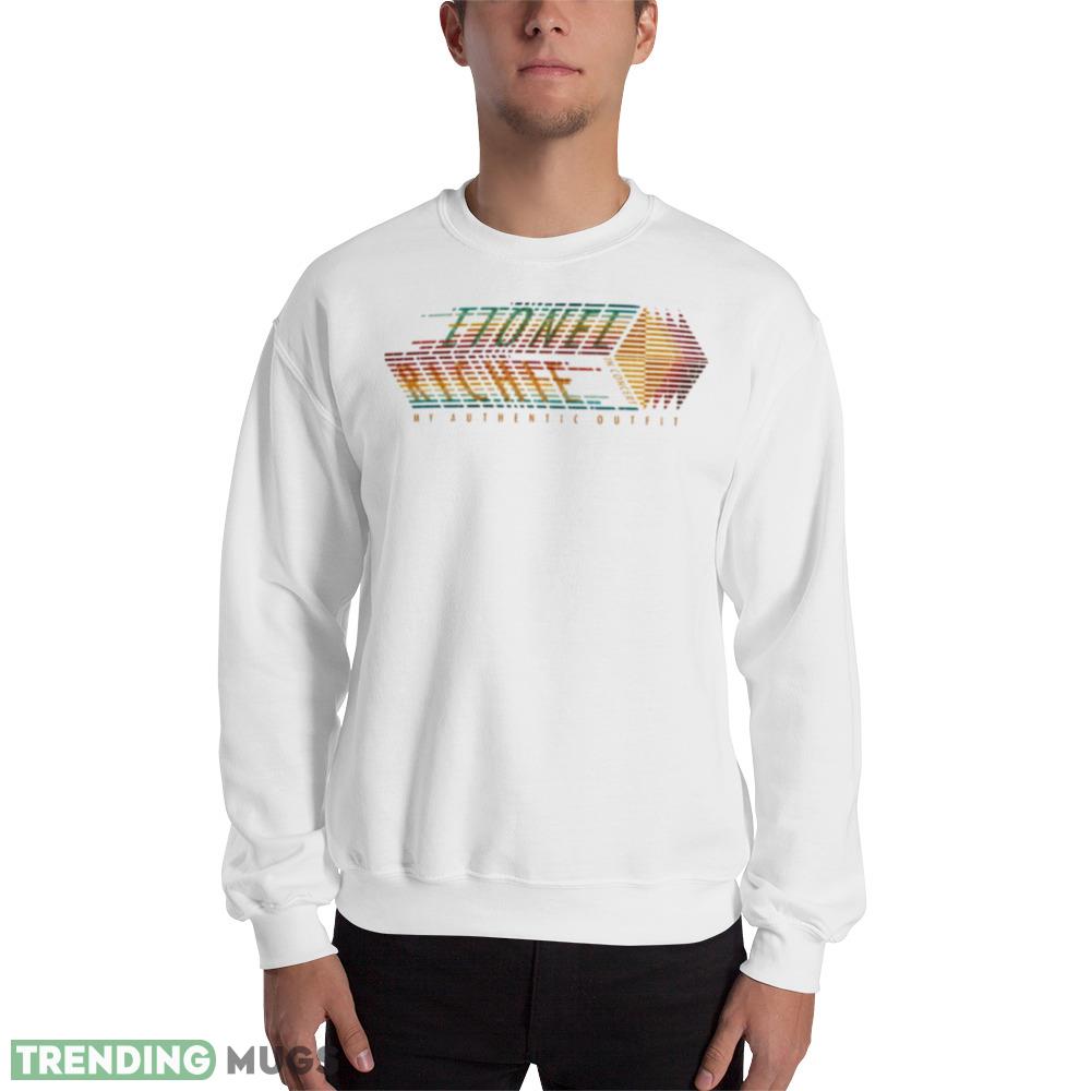 Lionel Richie My Authentic Outfit White T Shirts - 18000 Unisex Heavy Blend Crewneck Sweatshirt Lionel Richie My Authentic Outfit White T Shirts - 18000 Unisex Heavy Blend Crewneck Sweatshirt