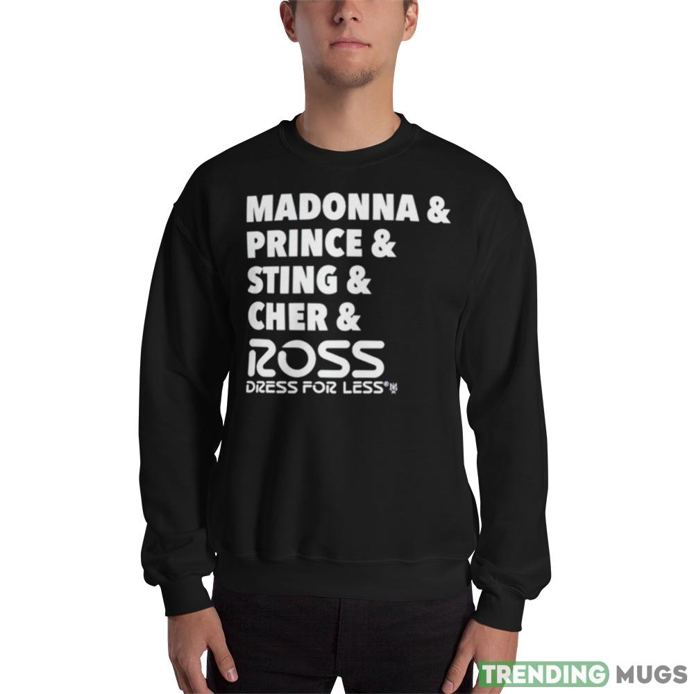 Madonna prince sting cher and ross Design T Shirt - 18000 Unisex Heavy Blend Crewneck Sweatshirt Madonna prince sting cher and ross Design T Shirt - 18000 Unisex Heavy Blend Crewneck Sweatshirt