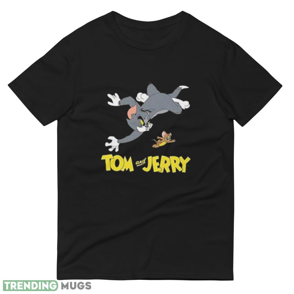 Men Boys Chic design t shirts Tom and Jerry Graphic Short Sleeve Dark Shirt Men Boys Chic design t shirts Tom and Jerry Graphic Short Sleeve Dark Shirt