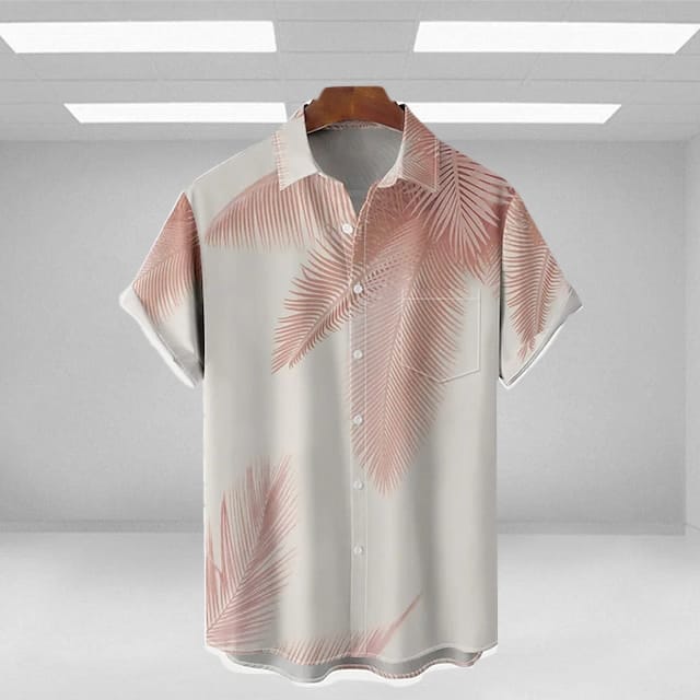 Mens Shirt Summer Hawaiian Shirt Graphic Prints Palm Leaf Turn Outdoor Street Print Clothing Tropical Fashion Hawaiian Designer - 100423-105023 Mens Shirt Summer Hawaiian Shirt Graphic Prints Palm Leaf Turn Outdoor Street Print Clothing Tropical Fashion Hawaiian Designer - 100423-105023