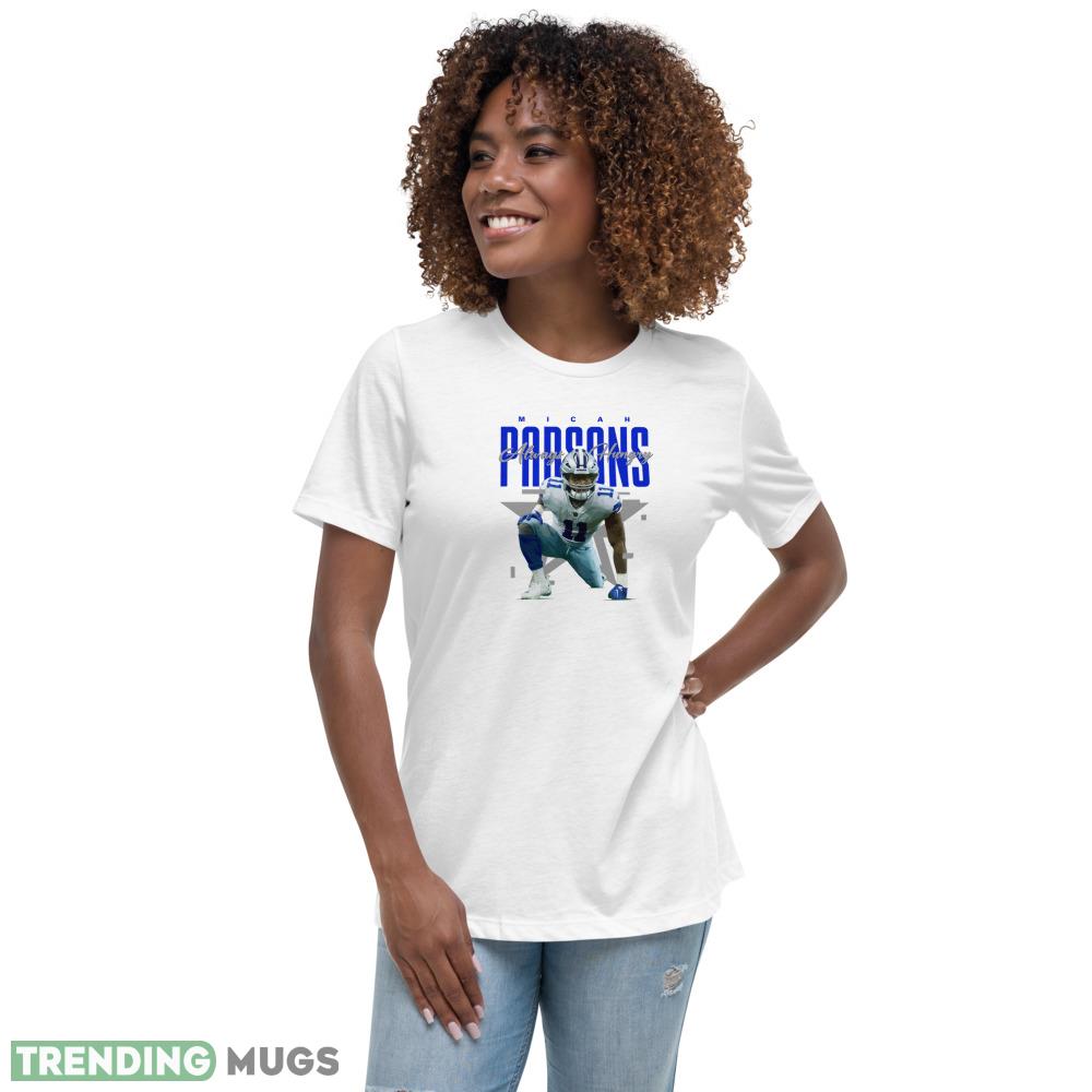 Micah Parsons white logo design T shirts gift for mens and womens Light Shirt Micah Parsons white logo design T shirts gift for mens and womens Light Shirt