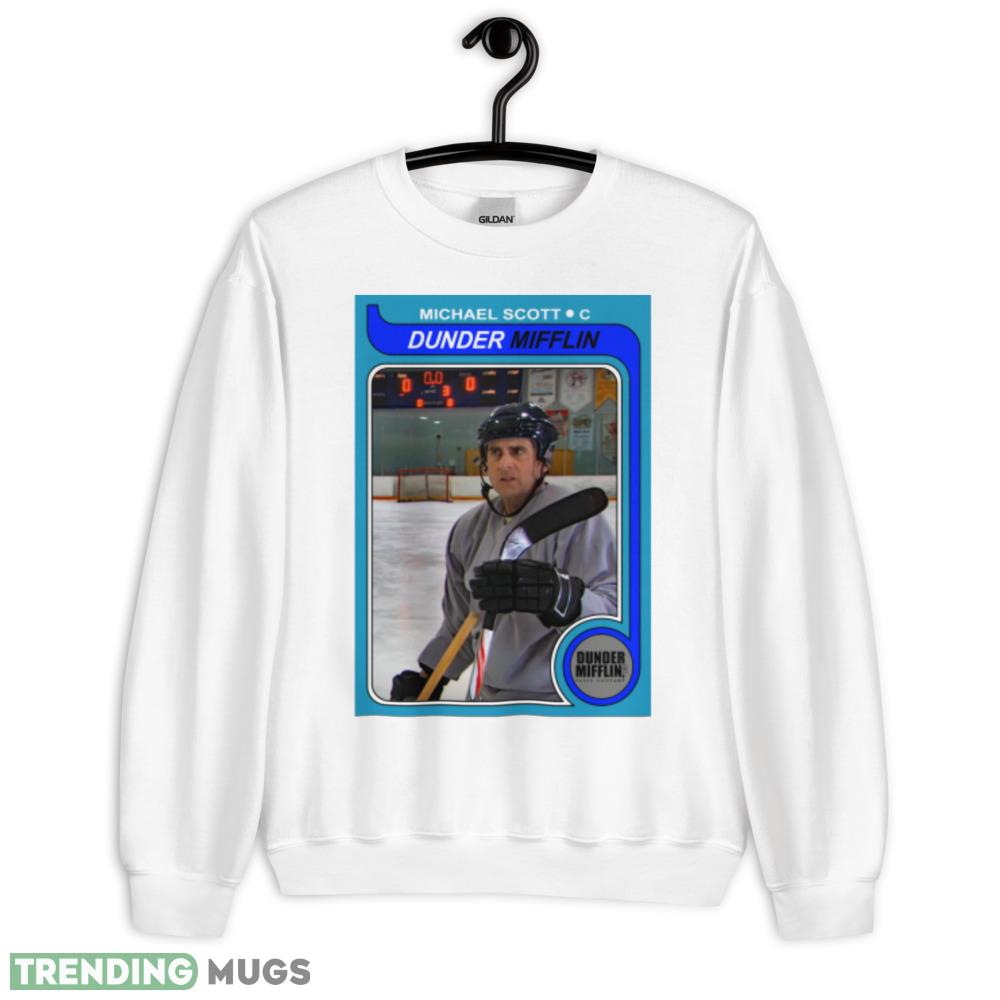 Michael Scott 1979 O Pee Chee Hockey Card white logo design T shirts gift for mens and womens - 18000 Unisex Heavy Blend Crewneck Sweatshirt Michael Scott 1979 O Pee Chee Hockey Card white logo design T shirts gift for mens and womens - 18000 Unisex Heavy Blend Crewneck Sweatshirt