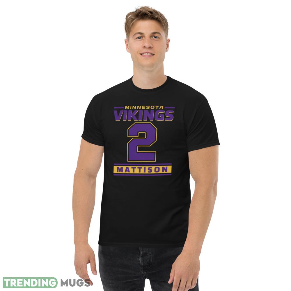 Minnesota Vikings Mattison 2 Edition 1 print design new T shirts for mens and womens Dark Shirt Minnesota Vikings Mattison 2 Edition 1 print design new T shirts for mens and womens Dark Shirt