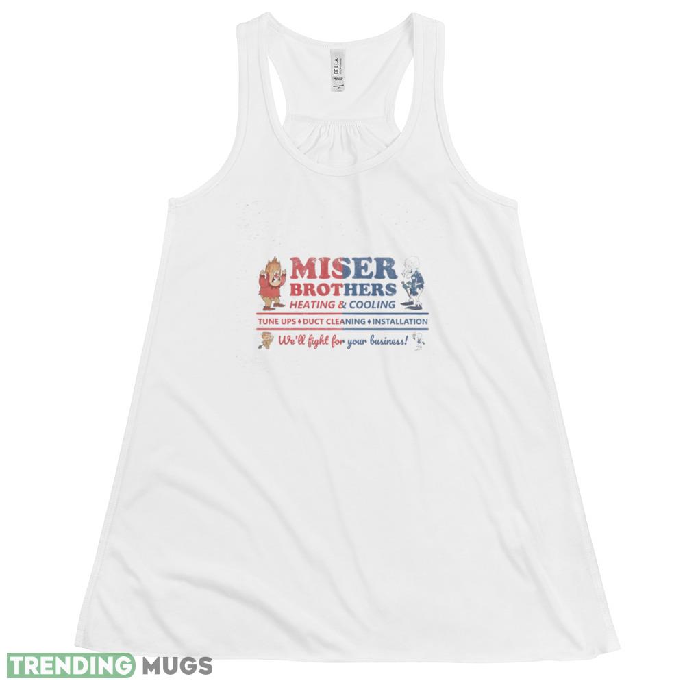 Miser Brothers Heating and Cooling white logo design T shirts gift for mens and womens Light Shirt Miser Brothers Heating and Cooling white logo design T shirts gift for mens and womens Light Shirt