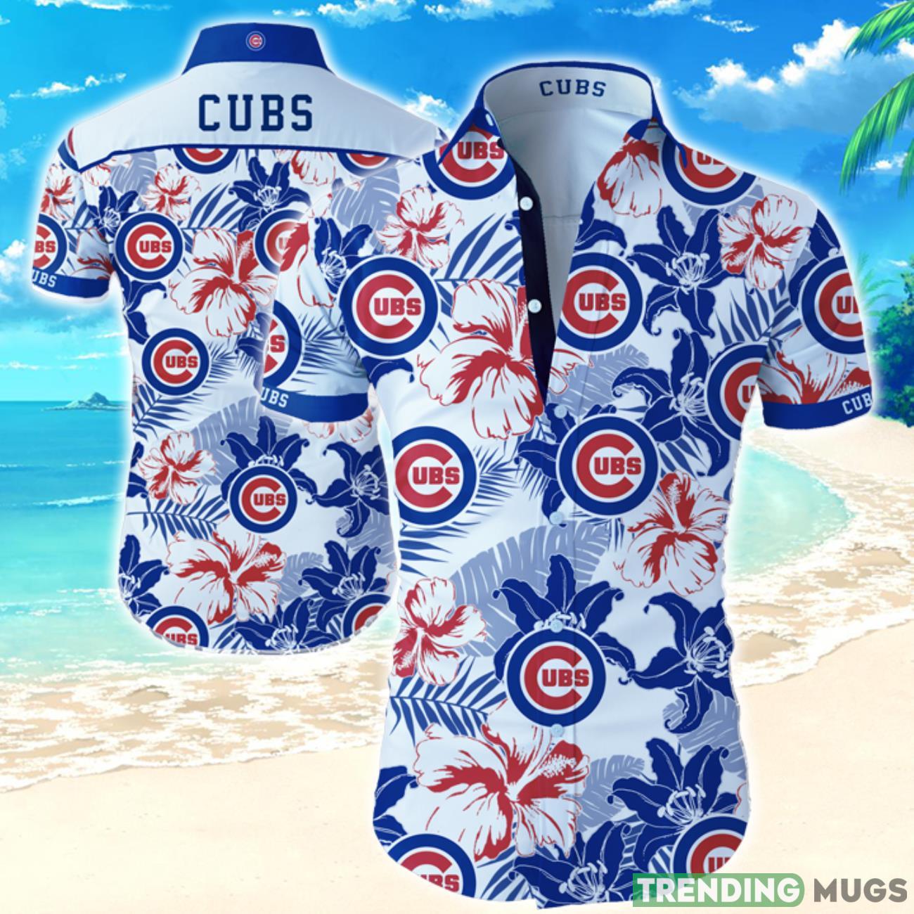 MLB Chicago Cubs Hawaiian Shirt Product Photo 1