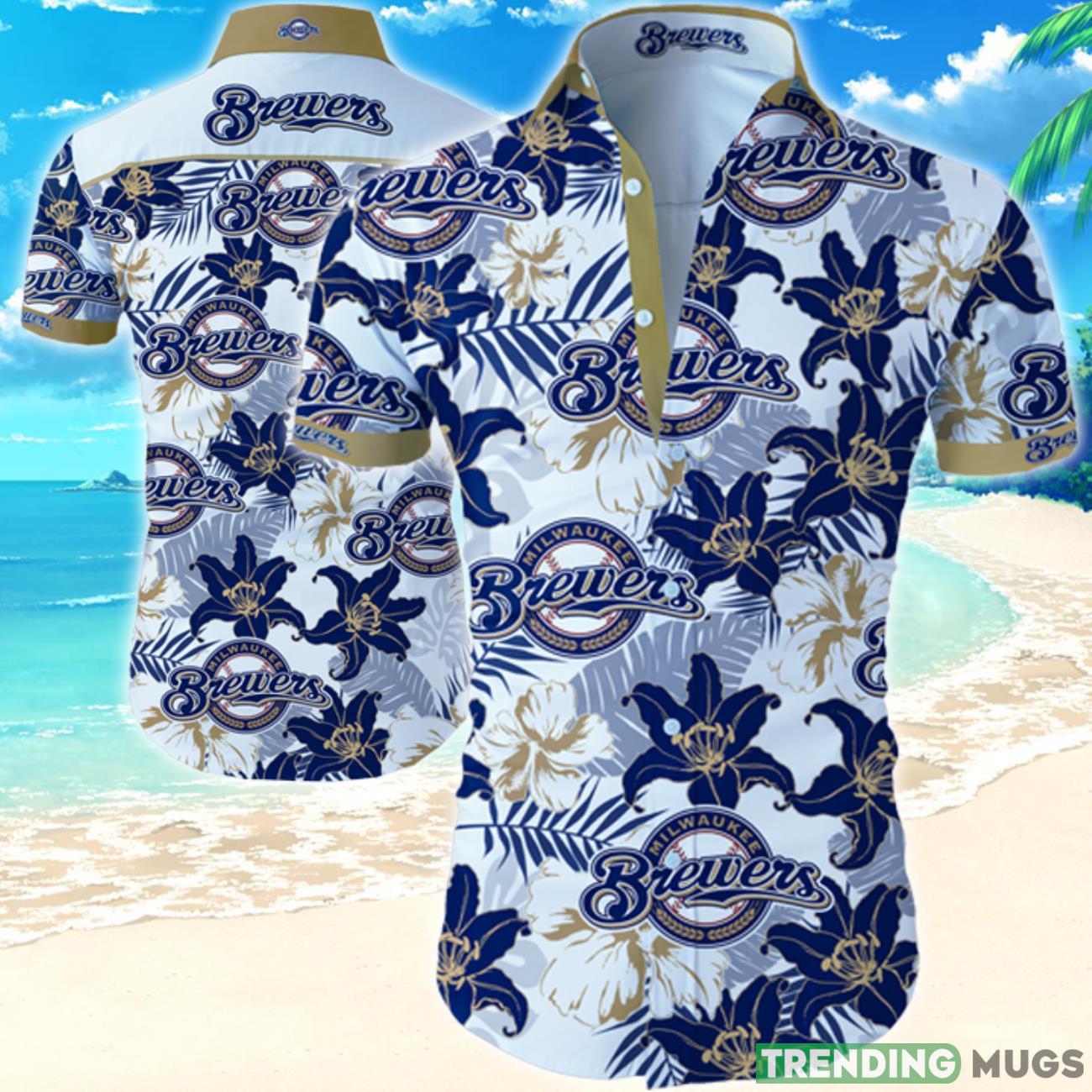 MLB Milwaukee Brewers Hawaiian Shirt Product Photo 1