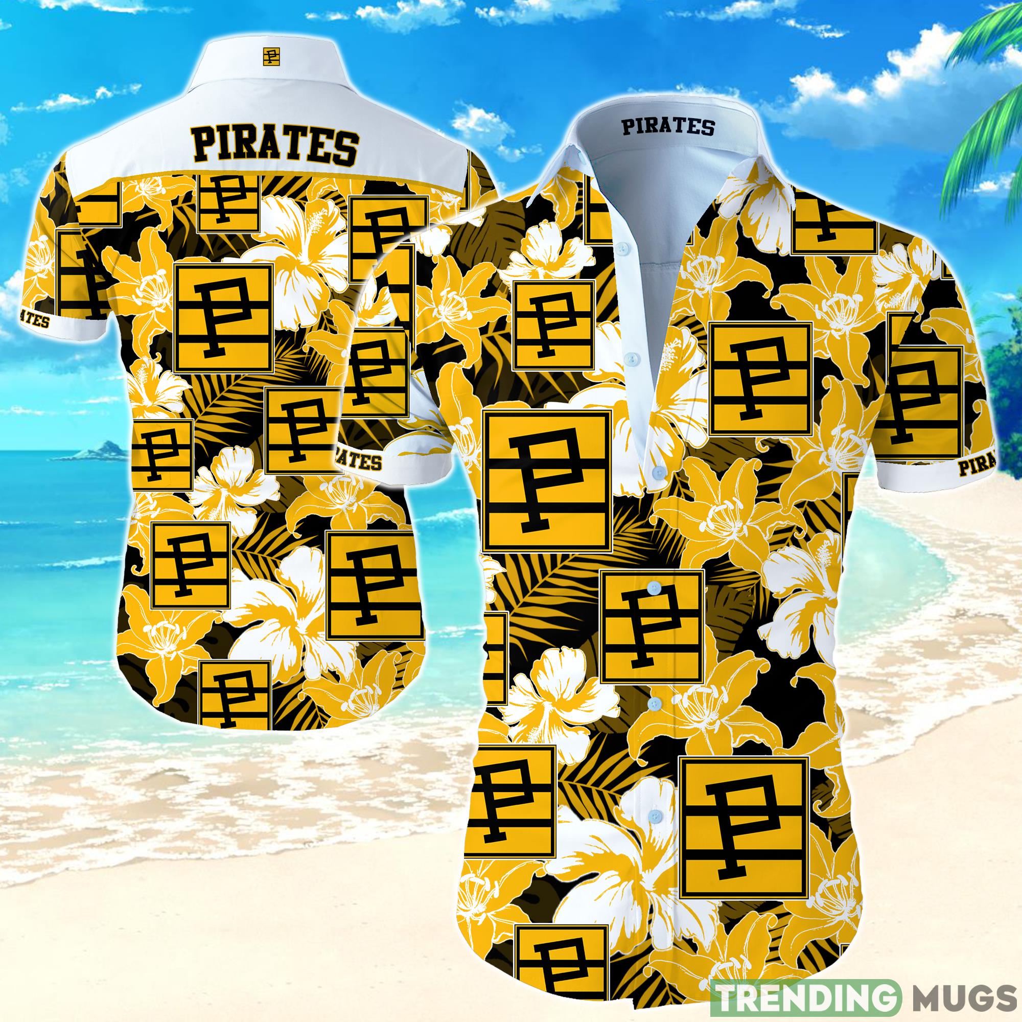 MLB Pittsburgh Pirates Hawaiian Shirt Product Photo 1