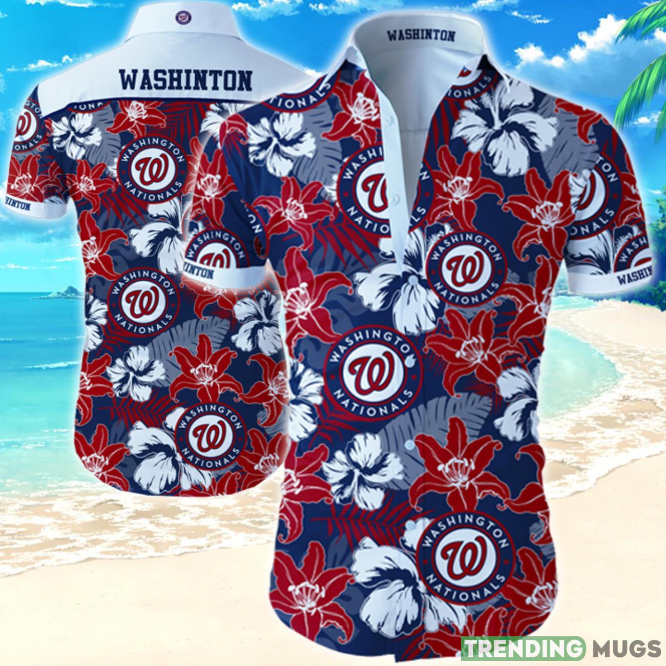 MLB Washington Nationals Hawaiian Shirt Product Photo 1