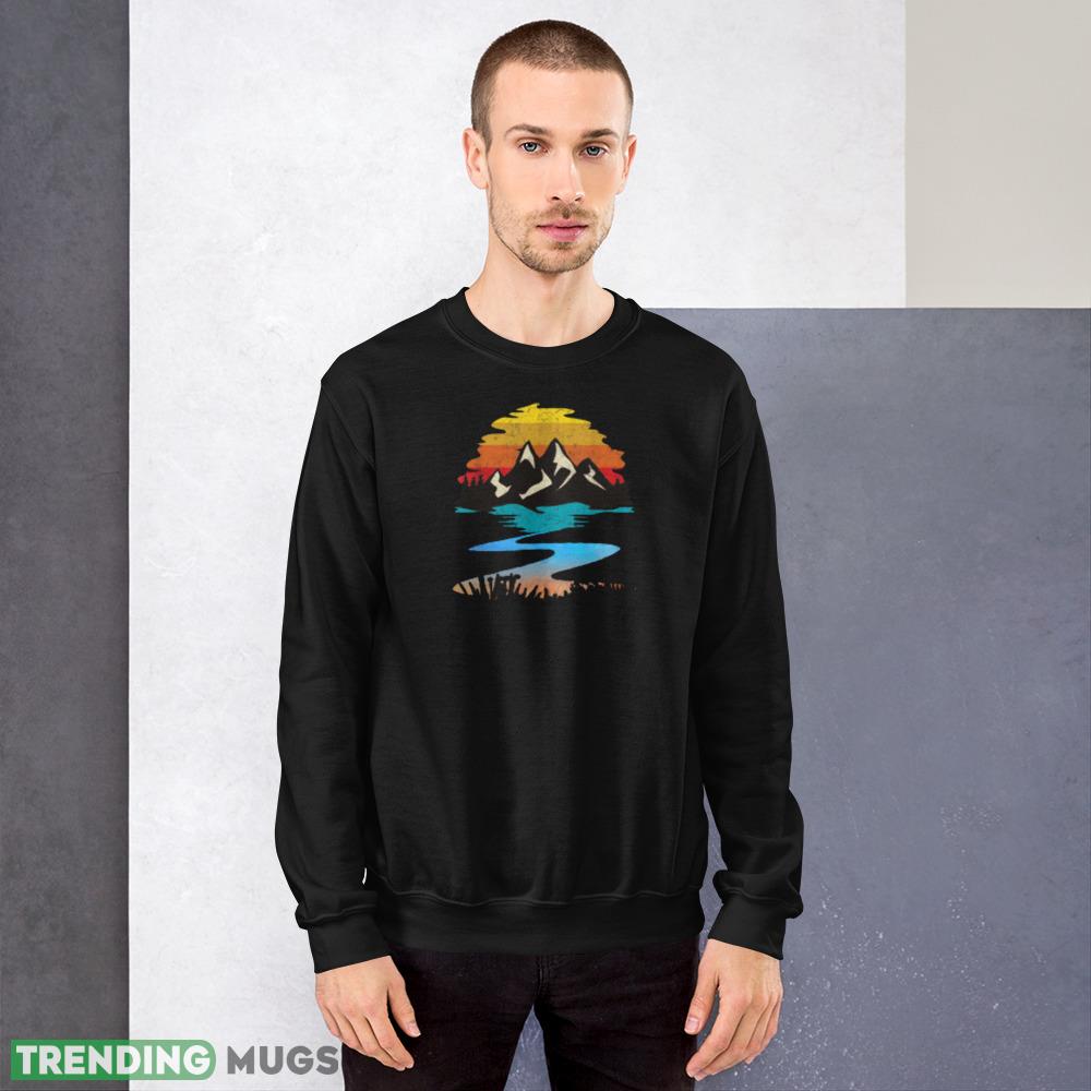 nature backs Mountain river Long Sleeve T Shirts Vintage - 18000 Unisex Heavy Blend Crewneck Sweatshirt nature backs Mountain river Long Sleeve T Shirts Vintage - 18000 Unisex Heavy Blend Crewneck Sweatshirt