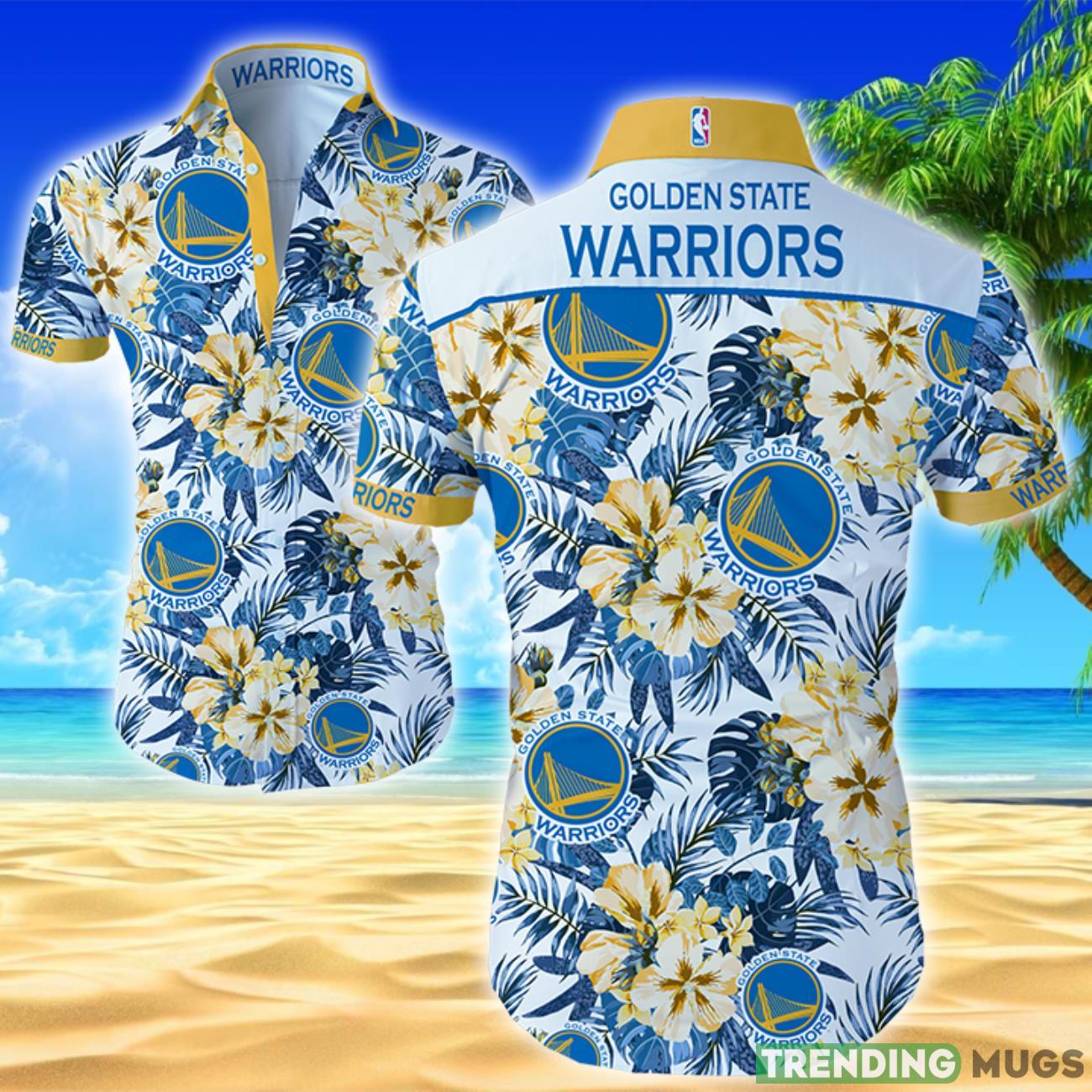 NBA Golden State Warriors Hawaiian Shirt Product Photo 1 NBA Golden State Warriors Hawaiian Shirt Product Photo 1