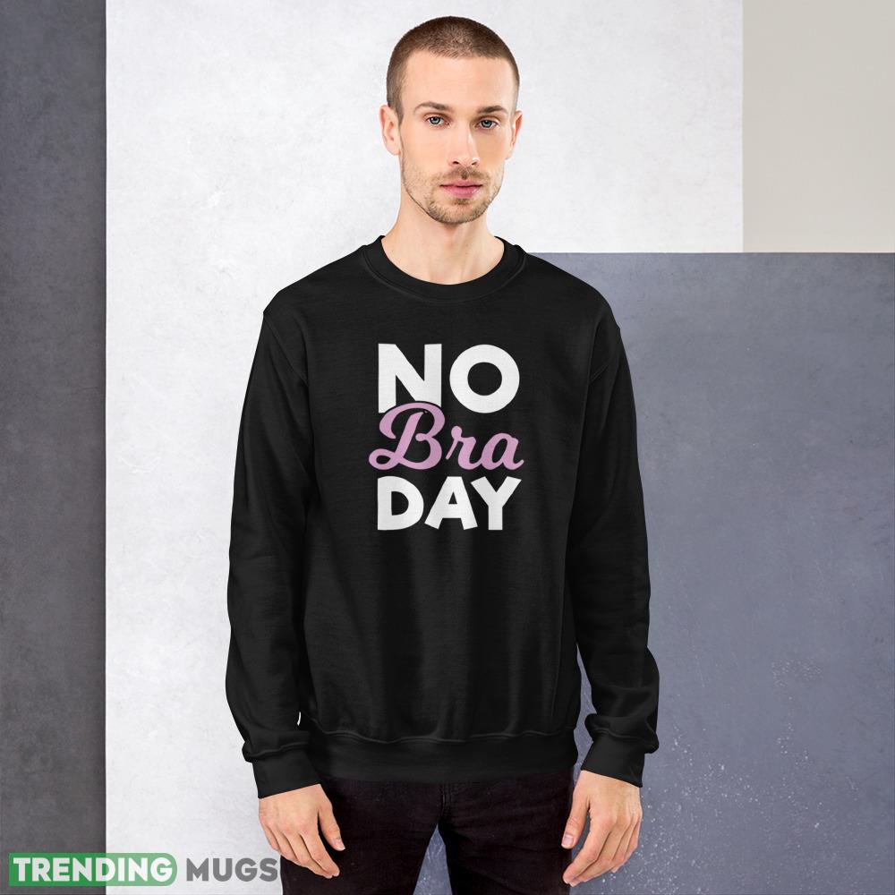 No Bra Day on October 13 T Shirts for Womens - 18000 Unisex Heavy Blend Crewneck Sweatshirt No Bra Day on October 13 T Shirts for Womens - 18000 Unisex Heavy Blend Crewneck Sweatshirt