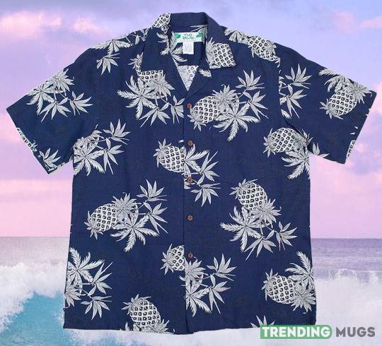 Pineapple Map Navy Hawaiian Shirts For Men And Women, Aloha Shirts - Pineapple Map - Navy Pineapple Map Navy Hawaiian Shirts For Men And Women, Aloha Shirts - Pineapple Map - Navy