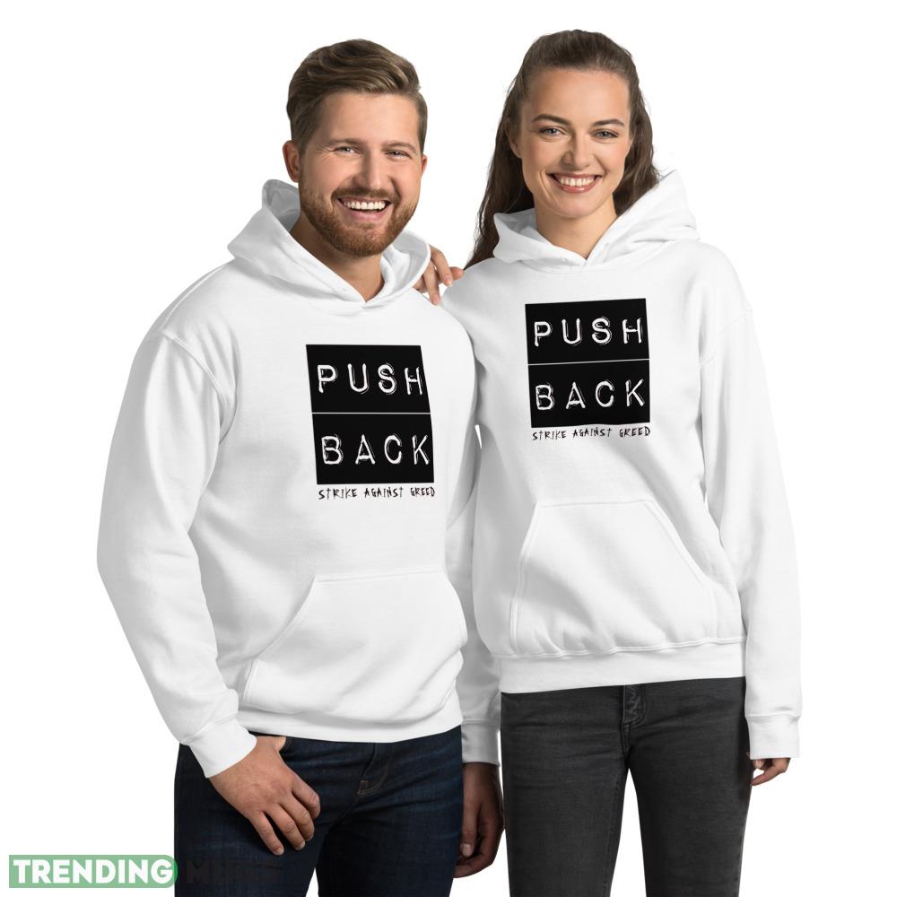 Push Back black logo white best T shirts Light Shirt Push Back black logo white best T shirts Light Shirt