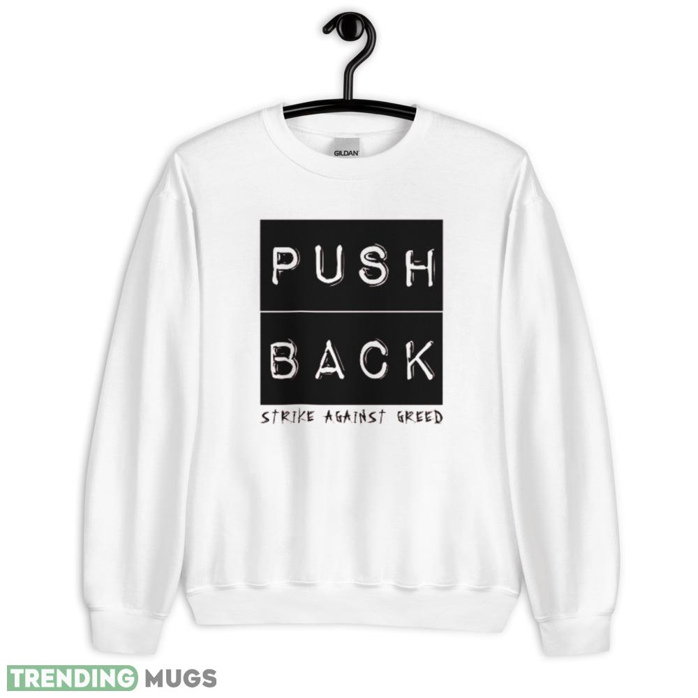 Push Back black logo white best T shirts - 18000 Unisex Heavy Blend Crewneck Sweatshirt Push Back black logo white best T shirts - 18000 Unisex Heavy Blend Crewneck Sweatshirt