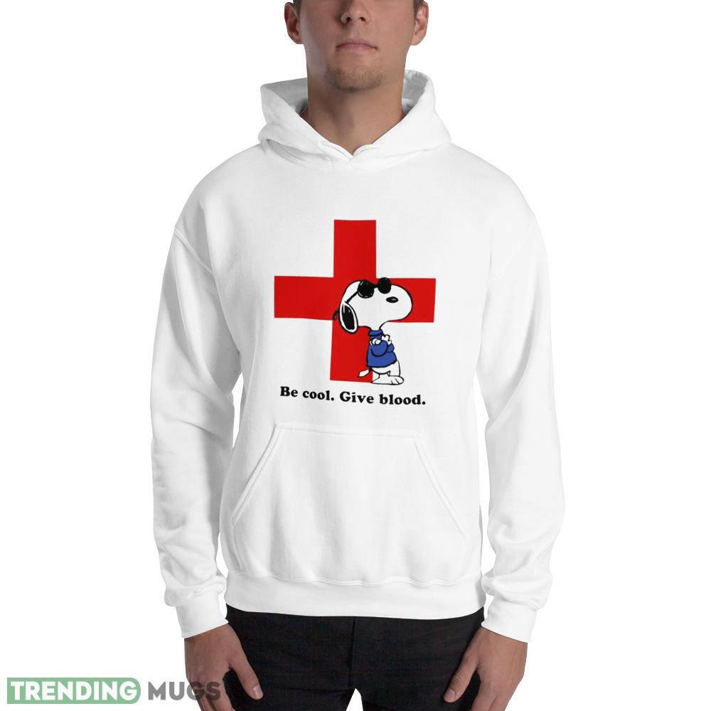 Red Cross Be Cool Give Blood Snoopy T Shirt Light Shirt Red Cross Be Cool Give Blood Snoopy T Shirt Light Shirt