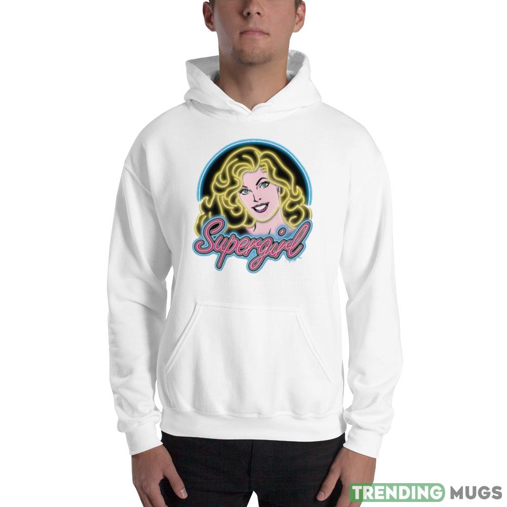 Retro Neon Lights Graphic Supergirl Graphics New T shirts Light Shirt Retro Neon Lights Graphic Supergirl Graphics New T shirts Light Shirt