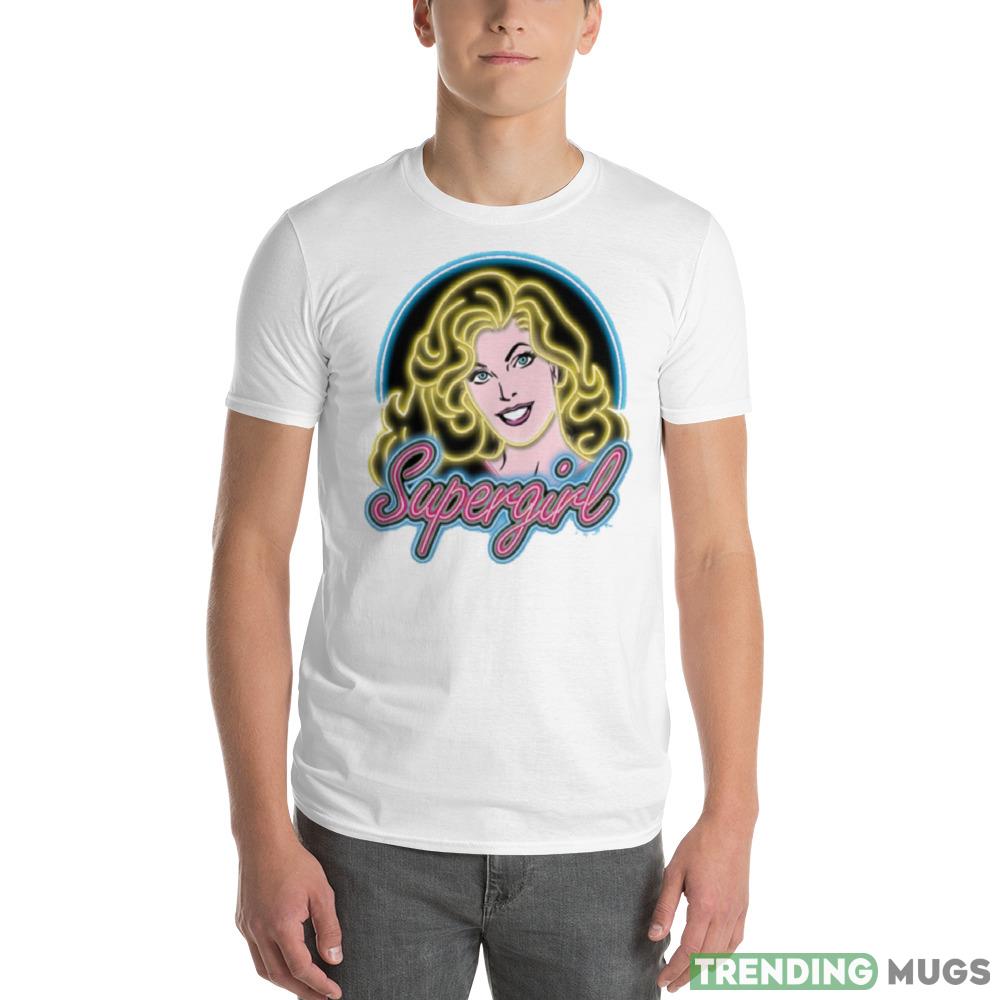 Retro Neon Lights Graphic Supergirl Graphics New T shirts Light Shirt Retro Neon Lights Graphic Supergirl Graphics New T shirts Light Shirt