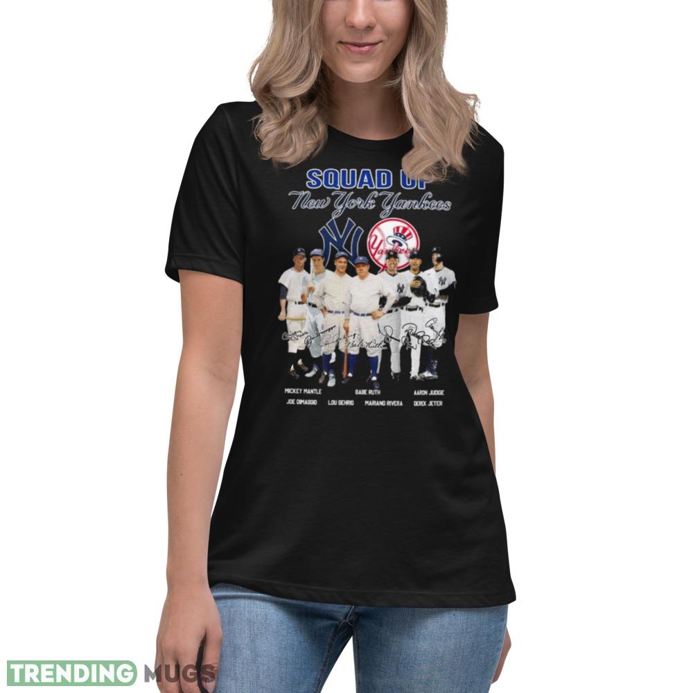 Squad up new york yankees mickey mantle babe ruth aaron judge signatures Ideas T Shirts Dark Shirt Squad up new york yankees mickey mantle babe ruth aaron judge signatures Ideas T Shirts Dark Shirt