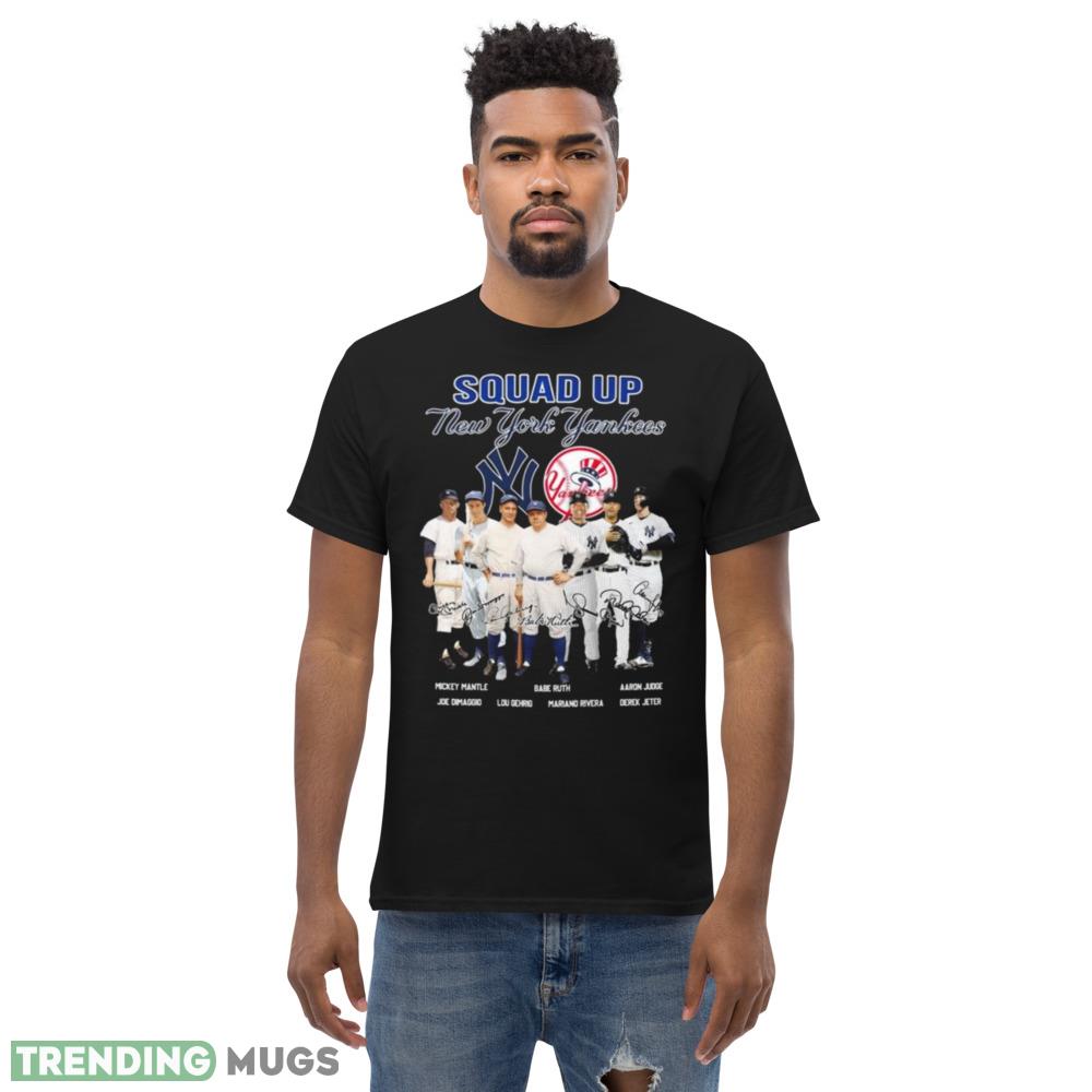 Squad up new york yankees mickey mantle babe ruth aaron judge signatures Ideas T Shirts Dark Shirt Squad up new york yankees mickey mantle babe ruth aaron judge signatures Ideas T Shirts Dark Shirt