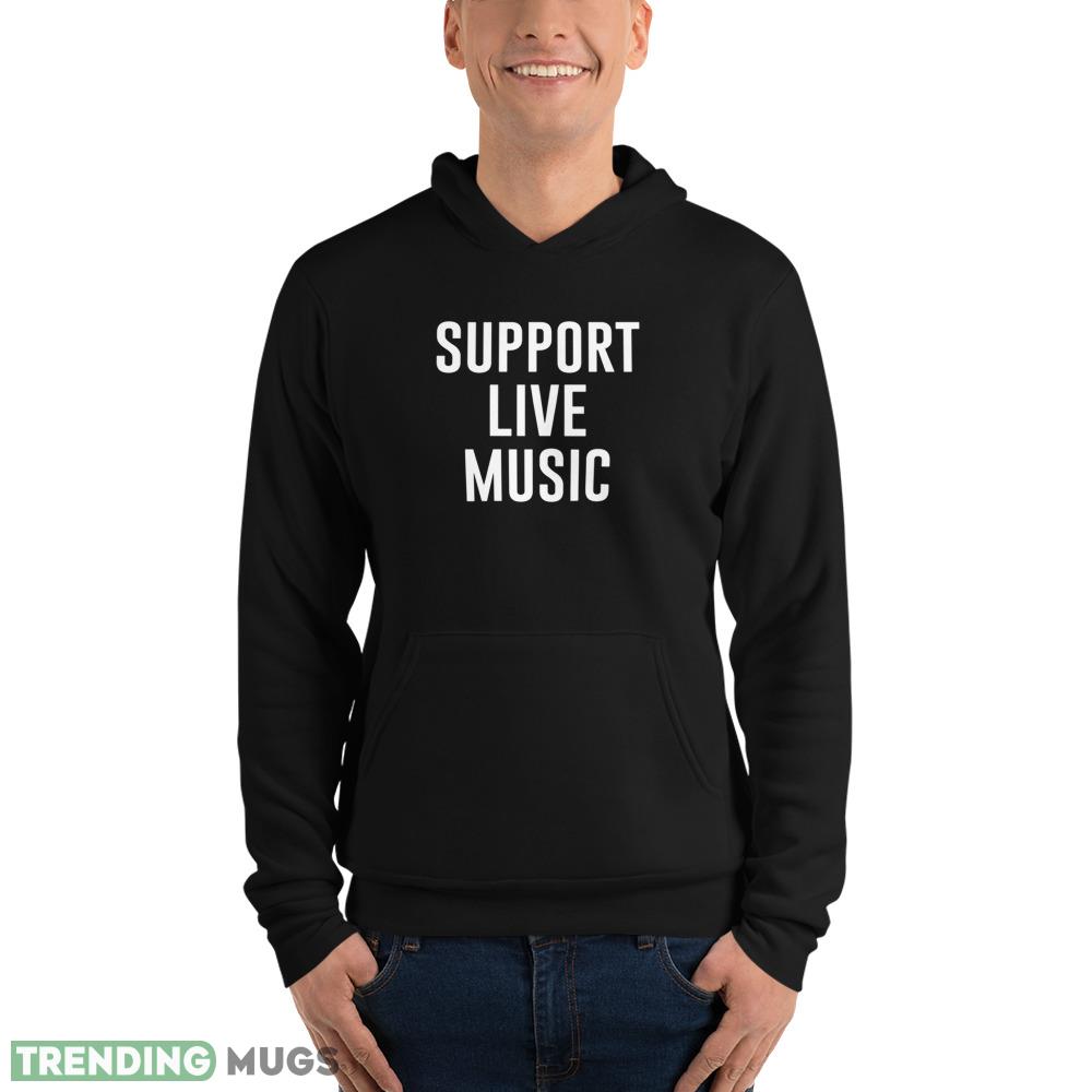 Support Live Music print design new T shirts for mens and womens Dark Shirt Support Live Music print design new T shirts for mens and womens Dark Shirt