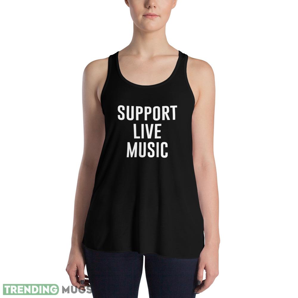 Support Live Music print design new T shirts for mens and womens Dark Shirt Support Live Music print design new T shirts for mens and womens Dark Shirt