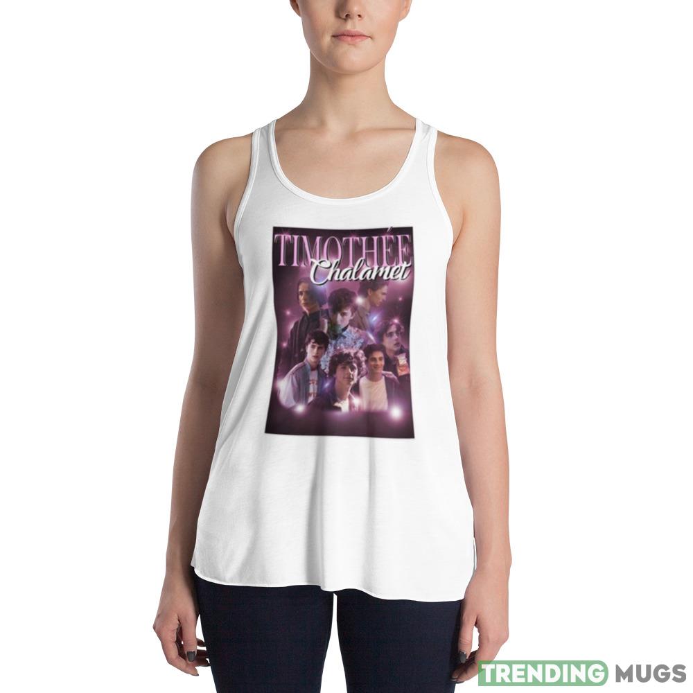 Timothée Chalamet Film Character Collage White Bo shirt Light Shirt Timothée Chalamet Film Character Collage White Bo shirt Light Shirt