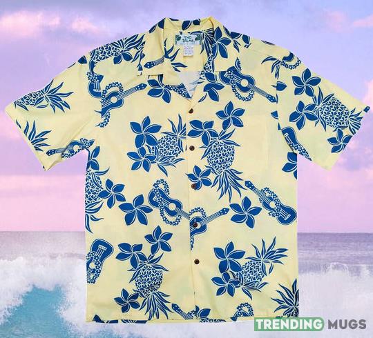 Ukulele Yellow Hawaiian Shirts For Men And Women, Aloha Shirts - Ukulele - Yellow Ukulele Yellow Hawaiian Shirts For Men And Women, Aloha Shirts - Ukulele - Yellow