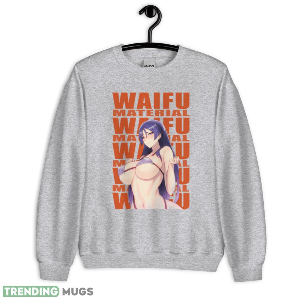 Underboob Waifu Material 17 sexy hot Tshirt Light Shirt Underboob Waifu Material 17 sexy hot Tshirt Light Shirt