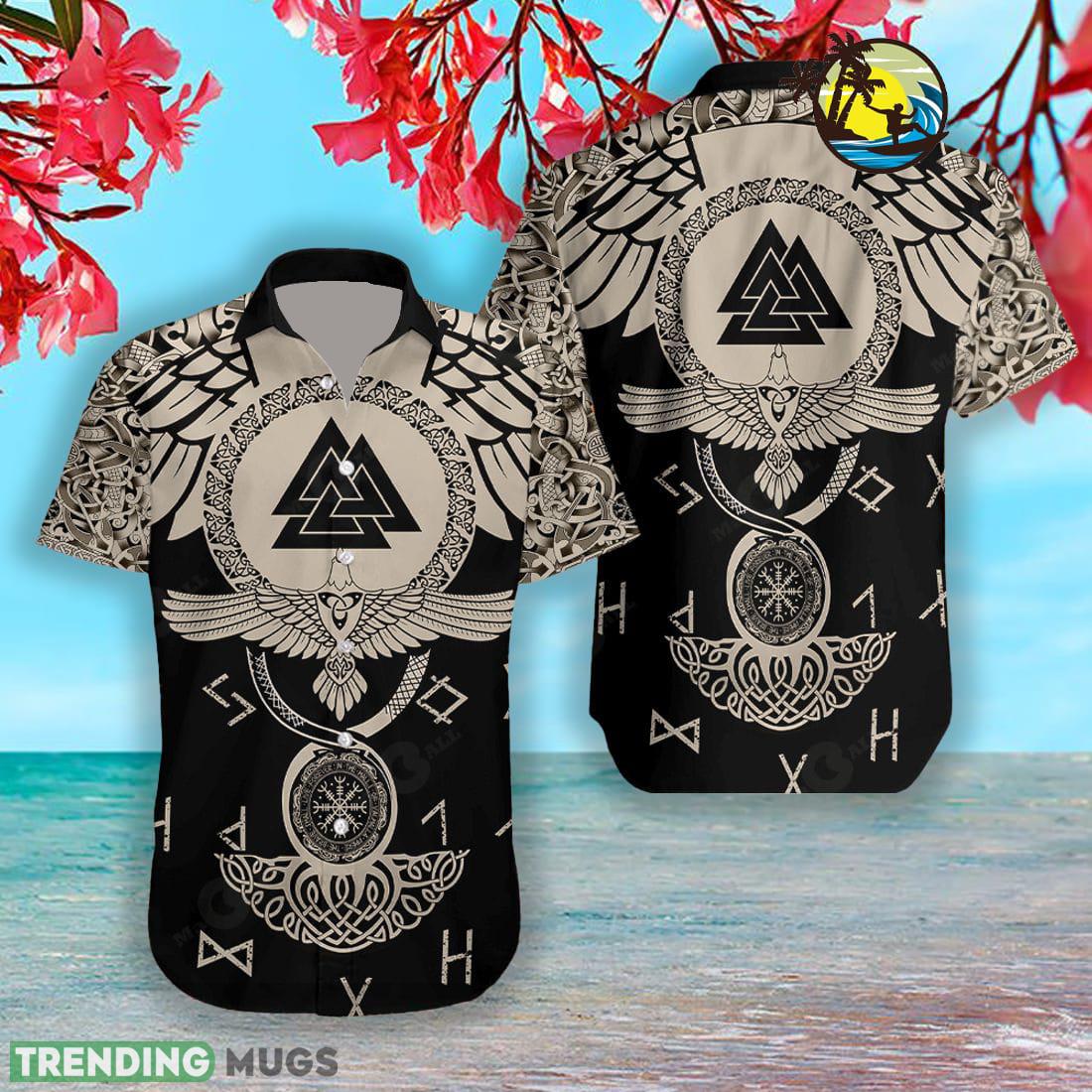 Viking Luxury Design For Summer 3D Hawaiian Shirt  For Men And Women - [NEW] Viking Luxury Design For Summer Hawaiian Shirt and Short copy